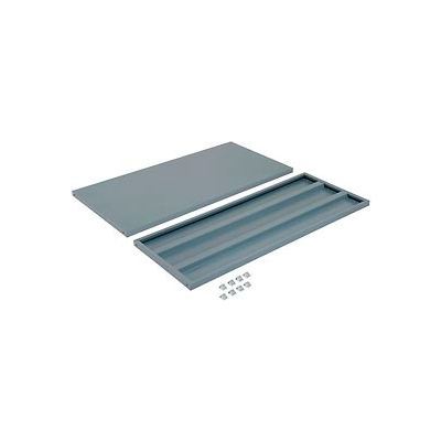 Global Industrial Shelves For 48"Wx24"D Storage Cabinet, Gray, 2 Pack