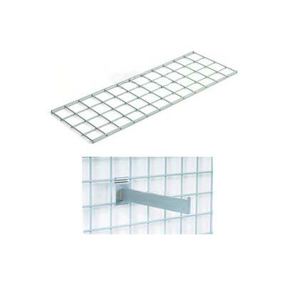 Global Industrial™ 48"X12" Wire Shelves With Brackets Package Of 2