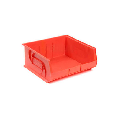 LEWISBins Plastic Stacking Bin PB1816-11 - 16-1/2"W x 18"D x 11"H, Red - Pkg Qty 3