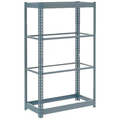 Global Industrial™ Heavy Duty Shelving 36"W x 24"D x 72"H With 4 Shelves - No Deck - Gray