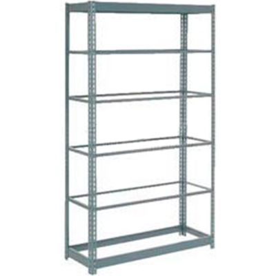 Global Industrial™ Heavy Duty Shelving 48"W x 12"D x 72"H With 6 Shelves - No Deck - Gray