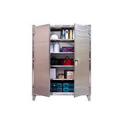 Strong Hold® Heavy Duty Storage Cabinet 36-204SS - Stainless Steel 36 x 20 x 78