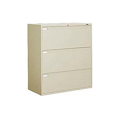 File Cabinets Lateral Global 9300 Series 36 W 3 Drawer Binder Lateral File Putty 250690py Globalindustrial Com