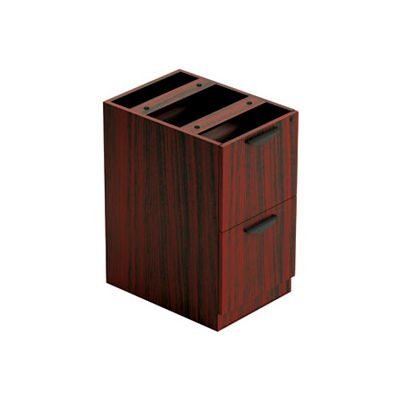 Offices To Go™ 2 Drawer Pedestal in Mahogany - Executive Modular Furniture