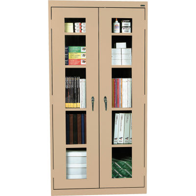 Cabinets | See Thru Door | Sandusky Clear View Storage ...