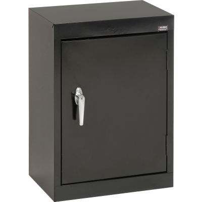 Sandusky Wall Cabinet WA11181226 Single Door - 18x12x26, Black