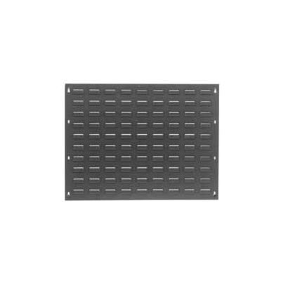 Global Industrial Louvered Gray Wall Panel Without Bins, 27" x 21" - Pkg Qty 2