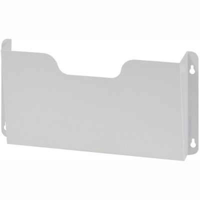 Steel Wall File Pockets Letter Size - Platinum