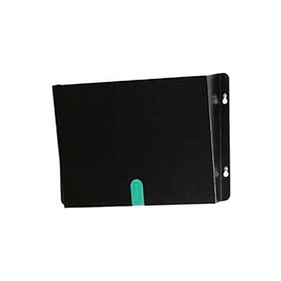 Steel HIPAA Wall File Pockets Letter Size Full Height - Black