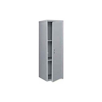 Pucel Heavy Duty Extra Wide Welded Steel Locker Single Tier 24x24x74 1 Door Gray