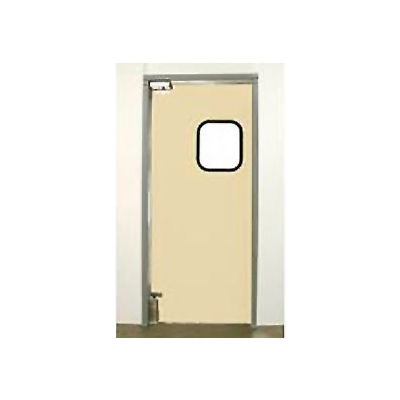 Aleco® 3'0" x 8'0" Single Panel Light Duty Beige Impact Door 431337