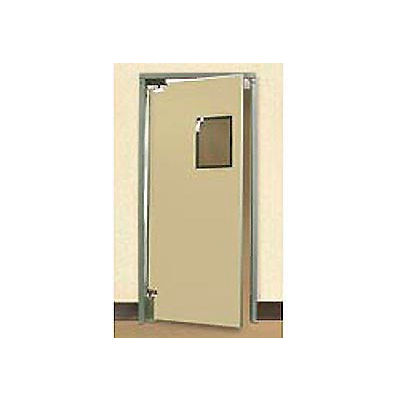 Aleco® 3'0" x 7'0" Single Panel Medium Duty Beige Impact Door 432072