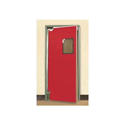 Aleco® 3'0" x 7'0" Single Panel Medium Duty Red Impact Door 432079