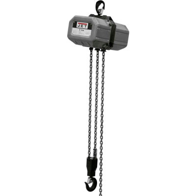 JET® Electric Chain Hoist 1 Ton, 20' Lift, 3 Phase 230/460V