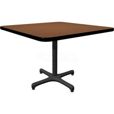 Allied Plastics Square Restaurant Table - 42" - Walnut