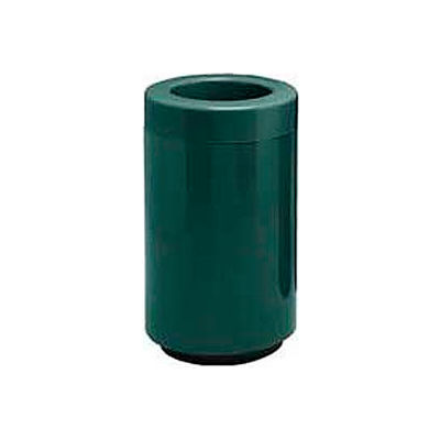 Fiberglass Waste Receptacle with Open Top - 25 Gallon Capacity Green - 7C-2034T-PD-28