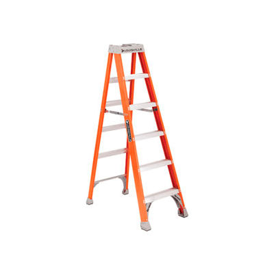 Louisville 6' Fiberglass Step Ladder - 300 lb Cap. - FS150-6