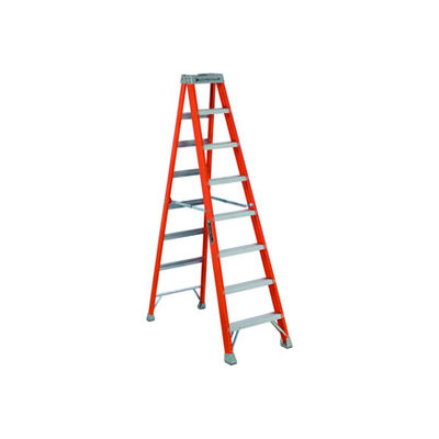 Louisville 8' Fiberglass Step Ladder - 300 lb Cap. - FS150-8