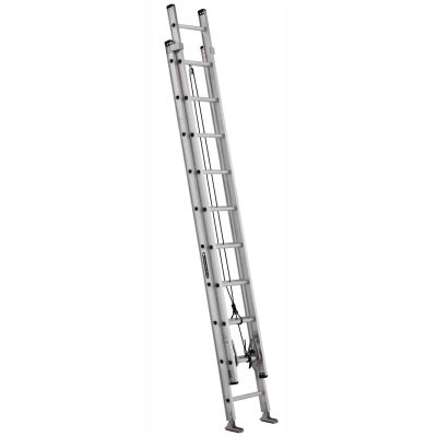Louisville 20' Aluminum Extension Ladder - 300 lb Cap. - AE2220