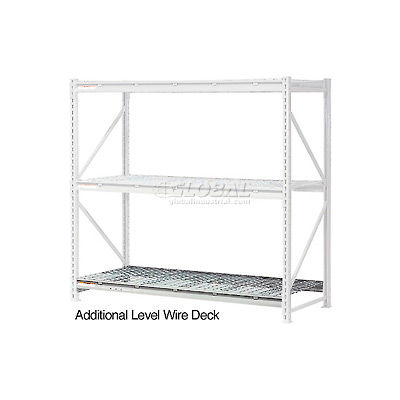 Global Industrial™ Additional Level 96"W x 48"D Wire Deck