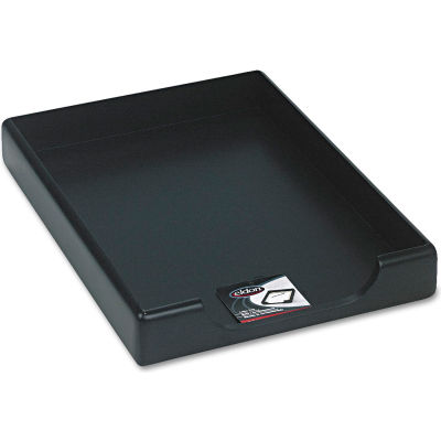 Wood Tones Desk Tray, Legal, Black