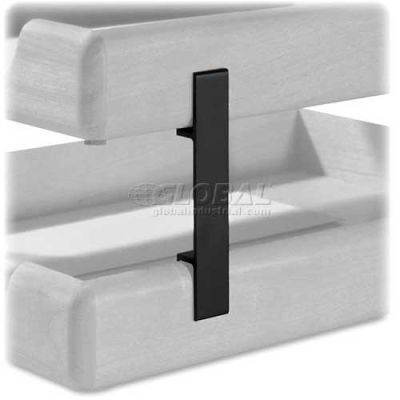 Wood Tones Desk Tray Stackers, Letter/Legal, Black, Set of 4