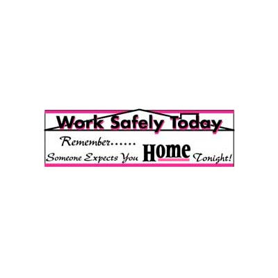 Banner, Work Safety Today 3ft x 10ft