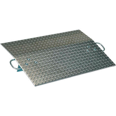 Aluminum Hand Truck Dock Plate AH-3024 - 30"W x 24"L 700 Lb. Cap.