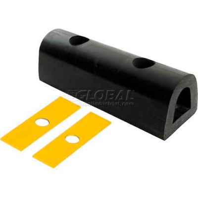Extruded Rubber Fender Bumper M-4-12 - 12"L x 4.25"W x 4"H