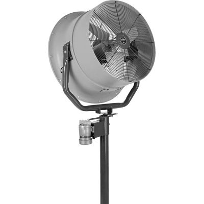 Jetaire® 24 Inch High Velocity Fan, Oscillating, 230 V, 1PH, 5600 CFM, 1/2 HP, Gray HV2413OC-W