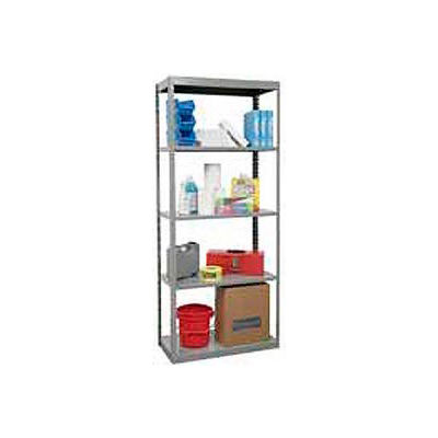 Hallowell Steel Shelving 48"Wx12"Dx87"H Open Clip Style 5 Shelf