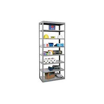 Hallowell Steel Shelving 48"Wx18"Dx87"H Open Clip Style 8 Shelf