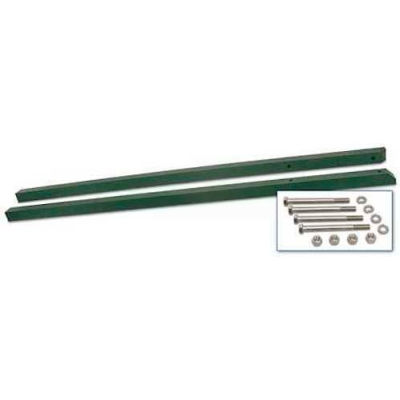 United Visual Products Posts and Hardware for Outdoor Message Center - Woodland Green
