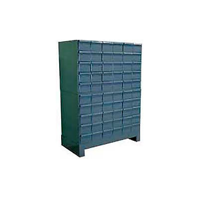 Durham Steel Drawer Cabinet 028-95 - With 60 Drawers 34"W x 17-3/4"D x 48"H