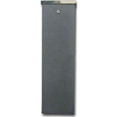 Flat Top Tower Outdoor Ashtray Black Textured
