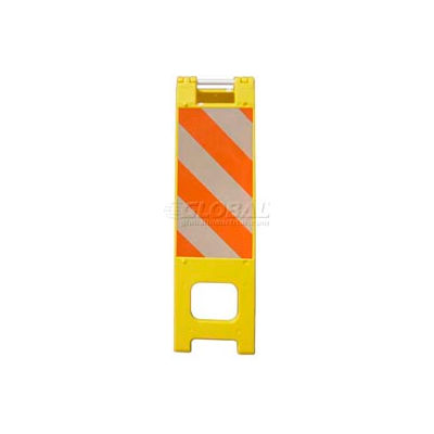 Narrowcade Barricade Sign Stand 45"H With 2 Panel 2 Sheetings