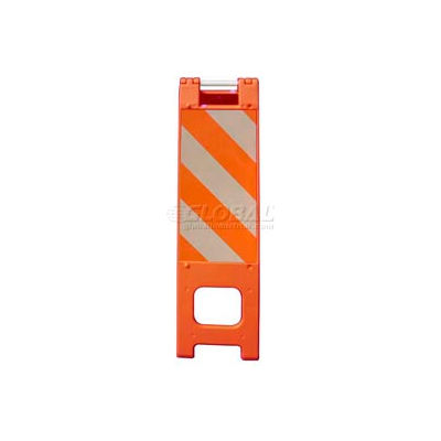 Narrowcade Barricade Sign Stand 45"H With 2 Panel 2 Sheetings