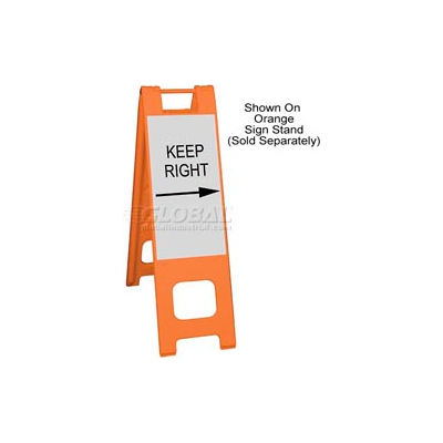 Engineer Grade Legend-Keep Right With Arrow For Narrowcade And Minicade