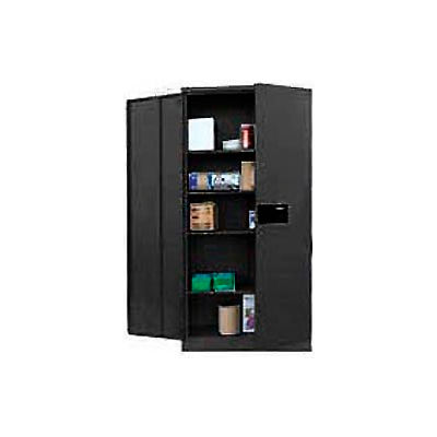 Sandusky Snapit Keyless Electronic Storage Cabinet KDE7824 Easy Assembly - 36x24x78, Black