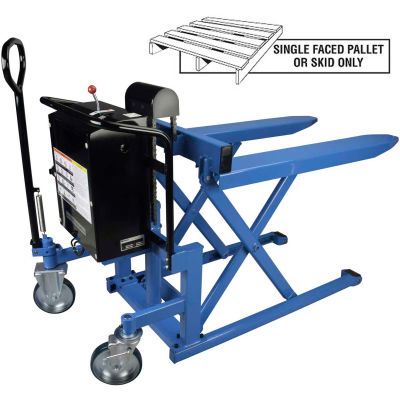 Bishamon® SkidLift Battery Powered Skid Truck LVE-100WE 2200 Lb. Cap. 27 x 42.5 Forks