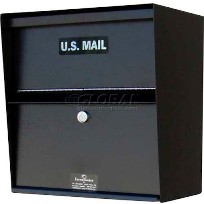 Jayco Wall Mount Horizontal Letter Locker Mailbox Tan