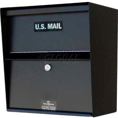 Jayco Wall Mount Horizontal Letter Locker Mailbox Bronze