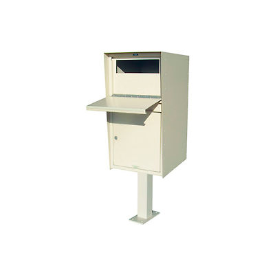 Jayco Aluminum Standard Parcel Drop Box 8"H Drop Slot Front White