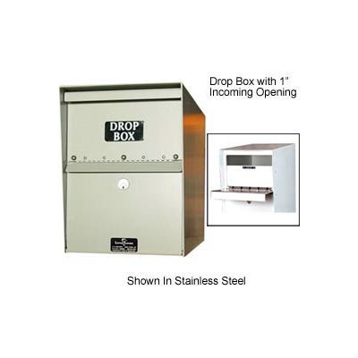 Jayco Standard Drop Box Locker 2" Incoming Slot No Envelope Slot Tan
