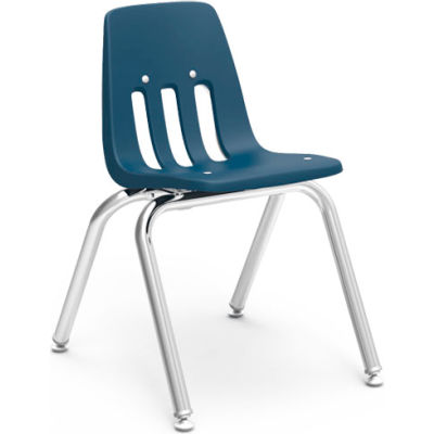 Virco® 9014 Classic Series™ Classroom Chair - Navy Vented Back - Pkg Qty 4