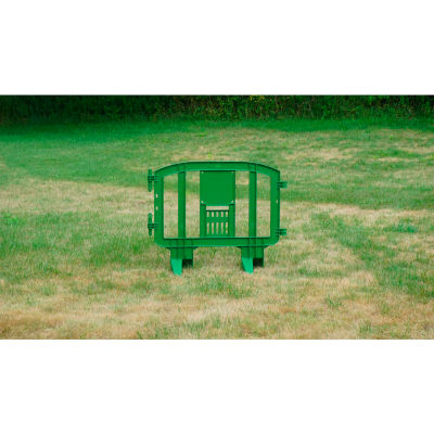 MINIT Plastic Barricade, Interlocking, Green