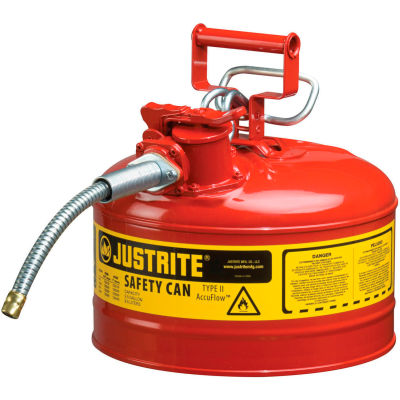 Safety Cans & Gas Tanks | Safety Cans-Gas | Justrite® Type II Safety ...