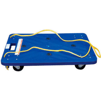 Global Industrial™ Plastic Office Dolly 24"L x 16"W 220 Lb. Capacity