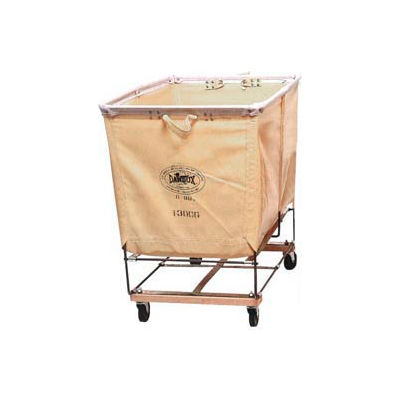 Dandux White Canvas Elevated Basket Bulk Truck 400130C04 4 Bushel Capacity