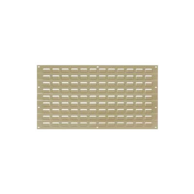 Global Industrial Louvered Wall Panel Without Bins 18x19 Tan - Pkg Qty 4